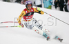 Second placed after first run Maria Riesch of Germany skiing in first run of Zagreb women slalom race of Audi FIS Ski World Cup 2008-09. Slalom race of Women Audi FIS Ski World Cup 2008-09 was held Zagreb, Croatia, on Sunday, 4th of January 2009.
