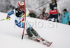 Sandra Gini of Switzerland skiing in first run of Zagreb women slalom race of Audi FIS Ski World Cup 2008-09. Slalom race of Women Audi FIS Ski World Cup 2008-09 was held Zagreb, Croatia, on Sunday, 4th of January 2009.

