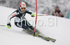 Nicole Gius of Italy skiing in first run of Zagreb women slalom race of Audi FIS Ski World Cup 2008-09. Slalom race of Women Audi FIS Ski World Cup 2008-09 was held Zagreb, Croatia, on Sunday, 4th of January 2009.
