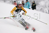 Fanny Chmelar of Germany skiing in first run of Zagreb women slalom race of Audi FIS Ski World Cup 2008-09. Slalom race of Women Audi FIS Ski World Cup 2008-09 was held Zagreb, Croatia, on Sunday, 4th of January 2009.
