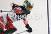 Sanni Leinonen of Finland skiing in first run of Zagreb women slalom race of Audi FIS Ski World Cup 2008-09. Slalom race of Women Audi FIS Ski World Cup 2008-09 was held Zagreb, Croatia, on Sunday, 4th of January 2009.
