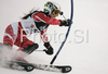 Sanni Leinonen of Finland skiing in first run of Zagreb women slalom race of Audi FIS Ski World Cup 2008-09. Slalom race of Women Audi FIS Ski World Cup 2008-09 was held Zagreb, Croatia, on Sunday, 4th of January 2009.
