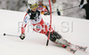 Tii-Maria Romar of Finland skiing in first run of Zagreb women slalom race of Audi FIS Ski World Cup 2008-09. Slalom race of Women Audi FIS Ski World Cup 2008-09 was held Zagreb, Croatia, on Sunday, 4th of January 2009.
