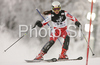 Sanni Leinonen of Finland skiing in first run of Zagreb women slalom race of Audi FIS Ski World Cup 2008-09. Slalom race of Women Audi FIS Ski World Cup 2008-09 was held Zagreb, Croatia, on Sunday, 4th of January 2009.
