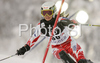 Sanni Leinonen of Finland skiing in first run of Zagreb women slalom race of Audi FIS Ski World Cup 2008-09. Slalom race of Women Audi FIS Ski World Cup 2008-09 was held Zagreb, Croatia, on Sunday, 4th of January 2009.
