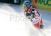 Seventh placed Tanja Poutiainen of Finland reacts in finish of second run of Zagreb women slalom race of Audi FIS Ski World Cup 2008-09. Slalom race of Women Audi FIS Ski World Cup 2008-09 was held Zagreb, Croatia, on Sunday, 4th of January 2009.
