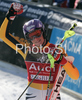 Winner Maria Riesch of Germany reacts in finish of second run of Zagreb women slalom race of Audi FIS Ski World Cup 2008-09. Slalom race of Women Audi FIS Ski World Cup 2008-09 was held Zagreb, Croatia, on Sunday, 4th of January 2009.
