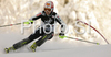 Third placed Nicole Gius of Italy skiing in second run of Zagreb women slalom race of Audi FIS Ski World Cup 2008-09. Slalom race of Women Audi FIS Ski World Cup 2008-09 was held Zagreb, Croatia, on Sunday, 4th of January 2009.
