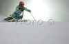 Fifth after first run Bernard Vajdic of Slovenia skiing in first run of Zagreb men slalom race of Audi FIS Ski World Cup 2008-09. Slalom race of Men Audi FIS Ski World Cup 2008-09 was held on Sljeme above Zagreb, Croatia, on Tuesday, 6th of January 2009.
