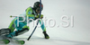 Mitja Valencic of Slovenia skiing in first run of Zagreb men slalom race of Audi FIS Ski World Cup 2008-09. Slalom race of Men Audi FIS Ski World Cup 2008-09 was held on Sljeme above Zagreb, Croatia, on Tuesday, 6th of January 2009.
