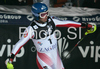Sixth placed Benjamin Raich of Austria reacts in finish of second run of Zagreb men slalom race of Audi FIS Ski World Cup 2008-09. Slalom race of Men Audi FIS Ski World Cup 2008-09 was held on Sljeme above Zagreb, Croatia, on Tuesday, 6th of January 2009.
