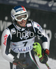 Fourth placed Manfred Moelgg of Italy reacts in finish of second run of Zagreb men slalom race of Audi FIS Ski World Cup 2008-09. Slalom race of Men Audi FIS Ski World Cup 2008-09 was held on Sljeme above Zagreb, Croatia, on Tuesday, 6th of January 2009.
