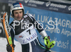 Fourth placed Manfred Moelgg of Italy reacts in finish of second run of Zagreb men slalom race of Audi FIS Ski World Cup 2008-09. Slalom race of Men Audi FIS Ski World Cup 2008-09 was held on Sljeme above Zagreb, Croatia, on Tuesday, 6th of January 2009.
