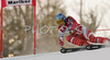 Fourth placed Tanja Poutiainen of Finland skiing in second run of Maribor women giant slalom race of Audi FIS Ski World Cup 2008-09. Giant slalom race of Women Audi FIS Ski World Cup 2008-09 was held in Maribor, Slovenia on Saturday, 10th of January 2009.
