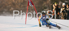 Anja Paerson of Sweden skiing in first run of Maribor women giant slalom race of Audi FIS Ski World Cup 2008-09. Giant slalom race of Women Audi FIS Ski World Cup 2008-09 was held in Maribor, Slovenia on Saturday, 10th of January 2009.

