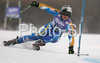 Anja Paerson of Sweden skiing in first run of Maribor women giant slalom race of Audi FIS Ski World Cup 2008-09. Giant slalom race of Women Audi FIS Ski World Cup 2008-09 was held in Maribor, Slovenia on Saturday, 10th of January 2009.
