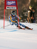 Sixth placed after first run Maria Pietilae-Holmner of Sweden skiing in first run of Maribor women giant slalom race of Audi FIS Ski World Cup 2008-09. Giant slalom race of Women Audi FIS Ski World Cup 2008-09 was held in Maribor, Slovenia on Saturday, 10th of January 2009.
