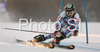 Marion Bertrand of France skiing in first run of Maribor women giant slalom race of Audi FIS Ski World Cup 2008-09. Giant slalom race of Women Audi FIS Ski World Cup 2008-09 was held in Maribor, Slovenia on Saturday, 10th of January 2009.
