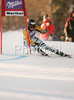 Viktoria Rebensburg of Germany skiing in first run of Maribor women giant slalom race of Audi FIS Ski World Cup 2008-09. Giant slalom race of Women Audi FIS Ski World Cup 2008-09 was held in Maribor, Slovenia on Saturday, 10th of January 2009.
