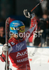 Fourth placed Tanja Poutiainen of Finland reacts in finish of second run of Maribor women giant slalom race of Audi FIS Ski World Cup 2008-09. Giant slalom race of Women Audi FIS Ski World Cup 2008-09 was held in Maribor, Slovenia on Saturday, 10th of January 2009.
