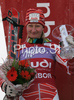 Fourth placed Tanja Poutiainen of Finland celebrates her fourth placed won in  Maribor women giant slalom race of Audi FIS Ski World Cup 2008-09. Giant slalom race of Women Audi FIS Ski World Cup 2008-09 was held in Maribor, Slovenia on Saturday, 10th of January 2009.
