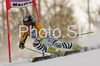 Third placed Kathrin Hoelzl of Germany skiing in second run of Maribor women giant slalom race of Audi FIS Ski World Cup 2008-09. Giant slalom race of Women Audi FIS Ski World Cup 2008-09 was held in Maribor, Slovenia on Saturday, 10th of January 2009.
