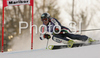 Second placed Denise Karbon of Italy skiing in second run of Maribor women giant slalom race of Audi FIS Ski World Cup 2008-09. Giant slalom race of Women Audi FIS Ski World Cup 2008-09 was held in Maribor, Slovenia on Saturday, 10th of January 2009.
