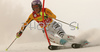 Leader after first run Maria Riesch of Germany skiing in first run of Maribor women slalom race of Audi FIS Ski World Cup 2008-09. Slalom race of Women Audi FIS Ski World Cup 2008-09 was held in Maribor, Slovenia on Sunday, 11th of January 2009.
