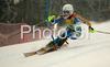 Sixth placed Maria Pietilae-Holmner of Sweden skiing in first run of Maribor women slalom race of Audi FIS Ski World Cup 2008-09. Slalom race of Women Audi FIS Ski World Cup 2008-09 was held in Maribor, Slovenia on Sunday, 11th of January 2009.
