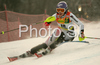 Fourth placed Michaela Kirchgasser of Austria skiing in first run of Maribor women slalom race of Audi FIS Ski World Cup 2008-09. Slalom race of Women Audi FIS Ski World Cup 2008-09 was held in Maribor, Slovenia on Sunday, 11th of January 2009.
