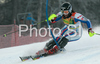Claire Dautherives of France skiing in first run of Maribor women slalom race of Audi FIS Ski World Cup 2008-09. Slalom race of Women Audi FIS Ski World Cup 2008-09 was held in Maribor, Slovenia on Sunday, 11th of January 2009.
