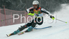 Irene Curtoni of Italy skiing in first run of Maribor women slalom race of Audi FIS Ski World Cup 2008-09. Slalom race of Women Audi FIS Ski World Cup 2008-09 was held in Maribor, Slovenia on Sunday, 11th of January 2009.
