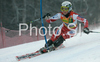 Tii-Maria Romar of Finland skiing in first run of Maribor women slalom race of Audi FIS Ski World Cup 2008-09. Slalom race of Women Audi FIS Ski World Cup 2008-09 was held in Maribor, Slovenia on Sunday, 11th of January 2009.
