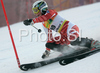 Tii-Maria Romar of Finland skiing in first run of Maribor women slalom race of Audi FIS Ski World Cup 2008-09. Slalom race of Women Audi FIS Ski World Cup 2008-09 was held in Maribor, Slovenia on Sunday, 11th of January 2009.
