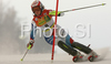 Ninth placed after first run Sandra Gini of Switzerland skiing in first run of Maribor women slalom race of Audi FIS Ski World Cup 2008-09. Slalom race of Women Audi FIS Ski World Cup 2008-09 was held in Maribor, Slovenia on Sunday, 11th of January 2009.
