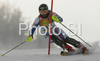 Claire Dautherives of France skiing in first run of Maribor women slalom race of Audi FIS Ski World Cup 2008-09. Slalom race of Women Audi FIS Ski World Cup 2008-09 was held in Maribor, Slovenia on Sunday, 11th of January 2009.
