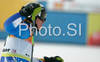 Fourth placed Anja Paerson of Sweden reacts in finish of second run of Maribor women slalom race of Audi FIS Ski World Cup 2008-09. Slalom race of Women Audi FIS Ski World Cup 2008-09 was held in Maribor, Slovenia on Sunday, 11th of January 2009.
