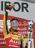 Winner Maria Riesch of Germany celebrates her medal won in of Maribor women slalom race of Audi FIS Ski World Cup 2008-09. Slalom race of Women Audi FIS Ski World Cup 2008-09 was held in Maribor, Slovenia on Sunday, 11th of January 2009.
