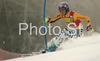 Leader after first run Maria Riesch of Germany skiing in first run of Maribor women slalom race of Audi FIS Ski World Cup 2008-09. Slalom race of Women Audi FIS Ski World Cup 2008-09 was held in Maribor, Slovenia on Sunday, 11th of January 2009.
