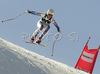 Aurelie Revillet of France skiing in downhill of Zauchenee women super combined race of Audi FIS Ski World Cup 2008-09. Downhill part of super combined race of Women Audi FIS Ski World Cup 2008-09 was held in Zauchensee, Austria on Saturday, 17th of January 2009.
