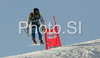 Kajsa Kling of Sweden skiing in downhill of Zauchenee women super combined race of Audi FIS Ski World Cup 2008-09. Downhill part of super combined race of Women Audi FIS Ski World Cup 2008-09 was held in Zauchensee, Austria on Saturday, 17th of January 2009.
