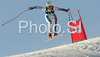 Aurelie Revillet of France skiing in downhill of Zauchenee women super combined race of Audi FIS Ski World Cup 2008-09. Downhill part of super combined race of Women Audi FIS Ski World Cup 2008-09 was held in Zauchensee, Austria on Saturday, 17th of January 2009.
