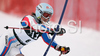 Seventh placed Marie Marchand-Arvier of France skiing in slalom of Zauchenee women super combined race of Audi FIS Ski World Cup 2008-09. Downhill part of super combined race of Women Audi FIS Ski World Cup 2008-09 was held in Zauchensee, Austria on Saturday, 17th of January 2009.
