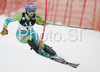 Tenth placed Tina Maze of Slovenia skiing in slalom of Zauchenee women super combined race of Audi FIS Ski World Cup 2008-09. Downhill part of super combined race of Women Audi FIS Ski World Cup 2008-09 was held in Zauchensee, Austria on Saturday, 17th of January 2009.
