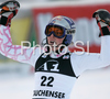 Winner Lindsey Vonn of USA reacts in finish of slalom of Zauchenee women super combined race of Audi FIS Ski World Cup 2008-09. Downhill part of super combined race of Women Audi FIS Ski World Cup 2008-09 was held in Zauchensee, Austria on Saturday, 17th of January 2009.
