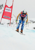 Jessica Lindell-Vikarby of Sweden skiing in Women downhill race of Zauchenee Audi FIS Ski World Cup 2008-09. Downhill race of Women Audi FIS Ski World Cup 2008-09 was held in Zauchensee, Austria on Sunday, 18th of January 2009.
