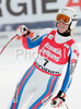 Aurelie Revillet of France reacts in finish of Women downhill race of Zauchenee Audi FIS Ski World Cup 2008-09. Downhill race of Women Audi FIS Ski World Cup 2008-09 was held in Zauchensee, Austria on Sunday, 18th of January 2009.
