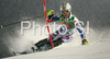 Julien Lizeroux of France skiing in first run of Men slalom race of Schladming Audi FIS Ski World Cup 2008-09. Schladming slalom Nightrace of Men Audi FIS Ski World Cup 2008-09 was held in Schladming, Austria on Sunday, 27th of January 2009.
