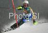 Mattias Hargin of Sweden skiing in first run of Men slalom race of Schladming Audi FIS Ski World Cup 2008-09. Schladming slalom Nightrace of Men Audi FIS Ski World Cup 2008-09 was held in Schladming, Austria on Sunday, 27th of January 2009.
