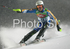 Mattias Hargin of Sweden skiing in first run of Men slalom race of Schladming Audi FIS Ski World Cup 2008-09. Schladming slalom Nightrace of Men Audi FIS Ski World Cup 2008-09 was held in Schladming, Austria on Sunday, 27th of January 2009.
